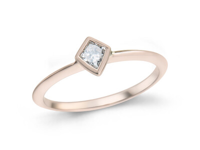 OLANE Rhombus Diamond Ring