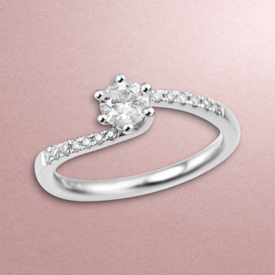 GALLI Twirl Diamond Ring
