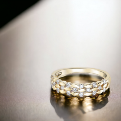 TWIZA Trio Diamond Ring