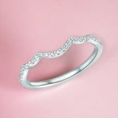 GLISST Wavy Diamond Ring