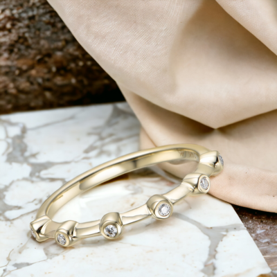 OLANE Node Diamond Ring