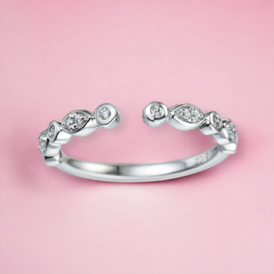 OLANE Classic Open Diamond Ring