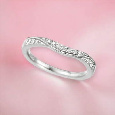 EIDEAN Wavy Diamond Ring