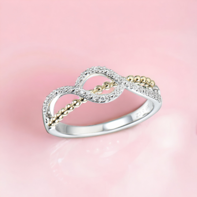 BUBBLE Curvy Diamond Ring