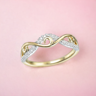 RILIO Tidal Diamond Ring