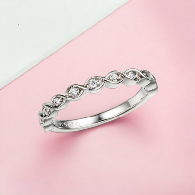 PETITE Loop Diamond Ring