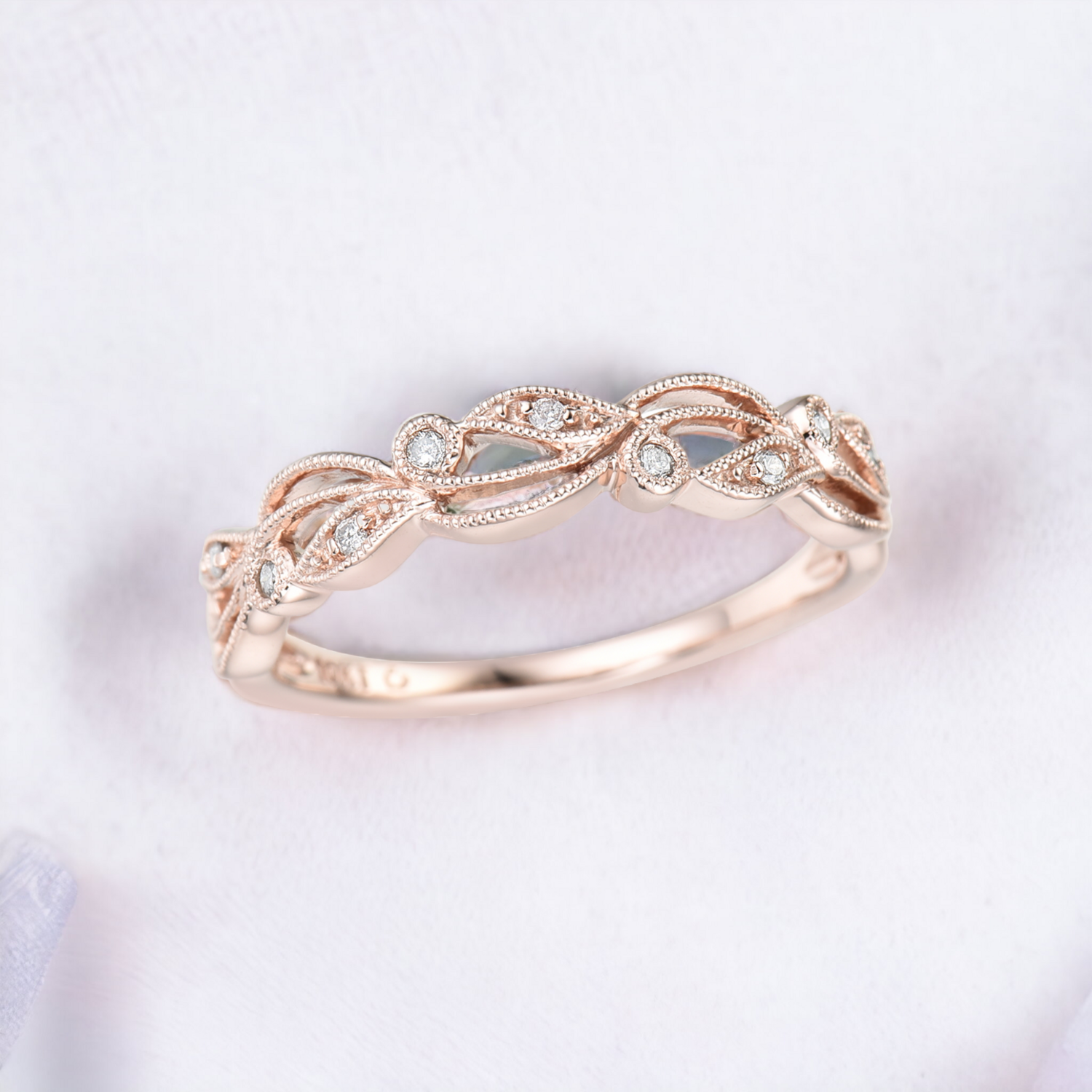 EIDEAN Novel Diamond Ring, Metal: 10K, Metal Colour: White Gold