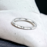 PETITE Beans Diamond Ring, Metal: 10K, Metal Color: White Gold