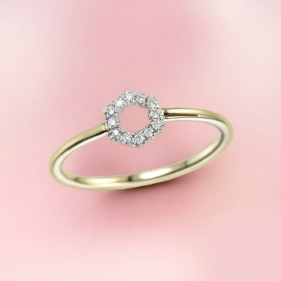 PARA Hexagon Diamond Ring