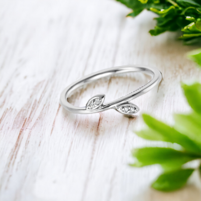 POSY Frond Diamond Ring