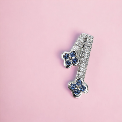 POSY Bloom Diamond Sapphire Pendant