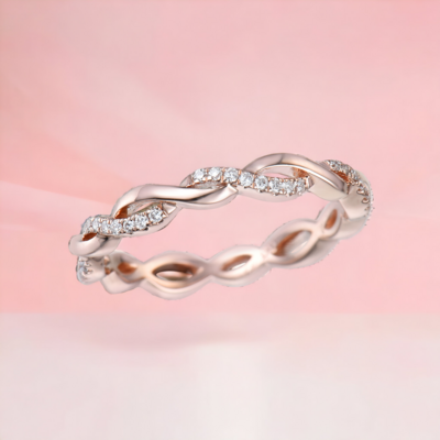 TWIZA Lace Plus Diamond Ring