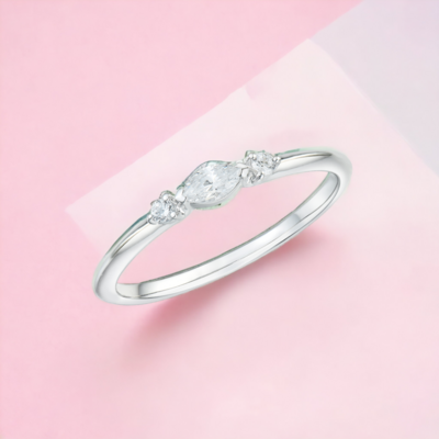 PETITE Sage Diamond Ring
