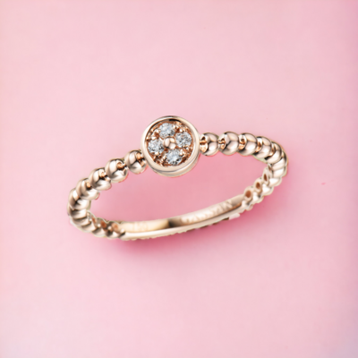 BUBBLE Dial Diamond Ring