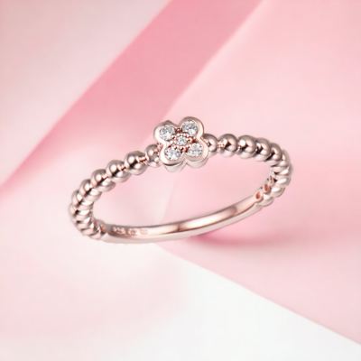 BUBBLE Bloom Diamond Ring