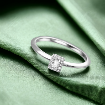 CLINQ Baguette Diamond Ring