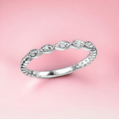 BUBBLE Loop Diamond Ring