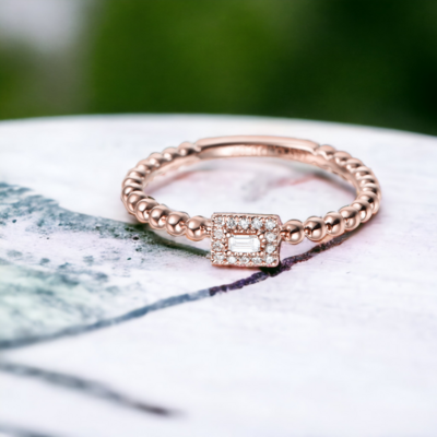 BUBBLE Baguette Diamond Ring