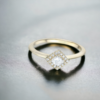 CLINQ Rhombus Diamond Ring