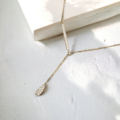 GLISST Yoke Diamond Necklace