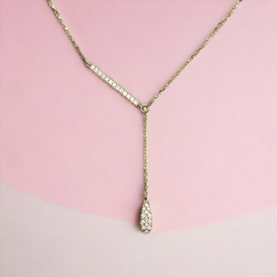 GLISST Yoke Diamond Necklace