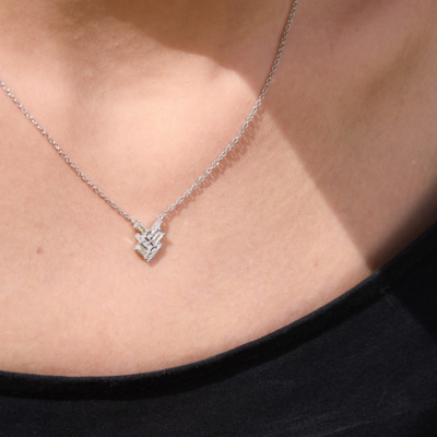 ALLY Sagittate Diamond Necklace