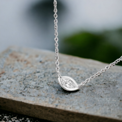 OLANE Marquise Diamond Necklace