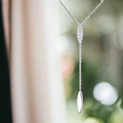 STELLAR Navette Diamond Necklace