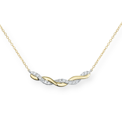 TWIZA Lace Diamond Necklace