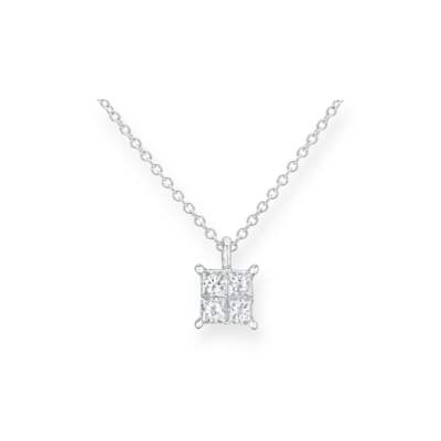 STELLAR Quartet Diamond Pendant