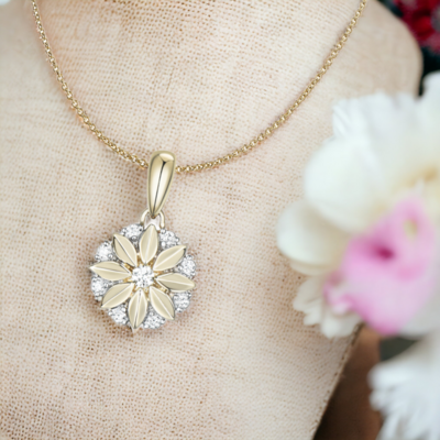 POSY Bloom Diamond Pendant