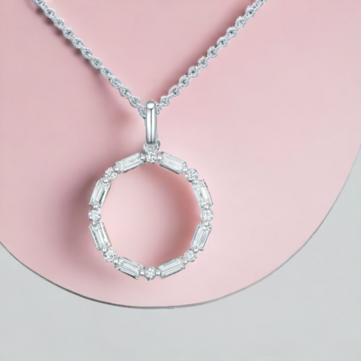 GALLI Full Circle Diamond Pendant