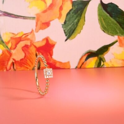 BUBBLE Princess Diamond Ring