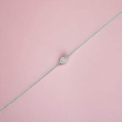 CLINQ Pear Diamond Bracelet