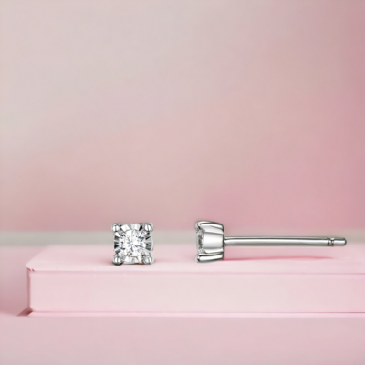 PRISMA Sovran Diamond Stud Earrings