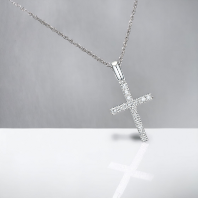 GALLI Faith Cross Diamond Pendant