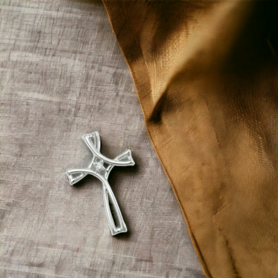 BRITE Faithful Cross Diamond Pendant