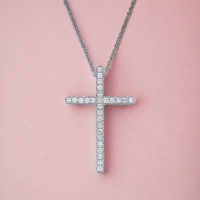 GLISST Unity Cross Diamond Pendant