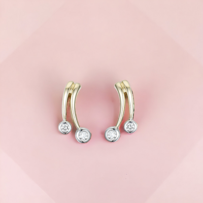 OLANE Bubbly Diamond Earrings