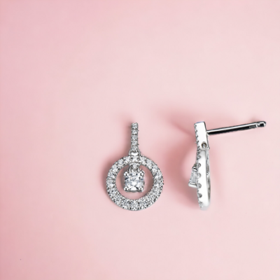 GLISST Dial Diamond Earrings
