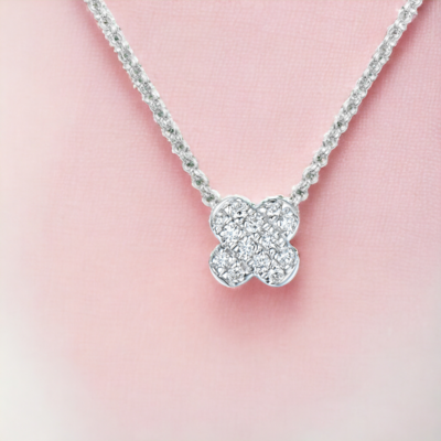 POSY Clover Diamond Necklace