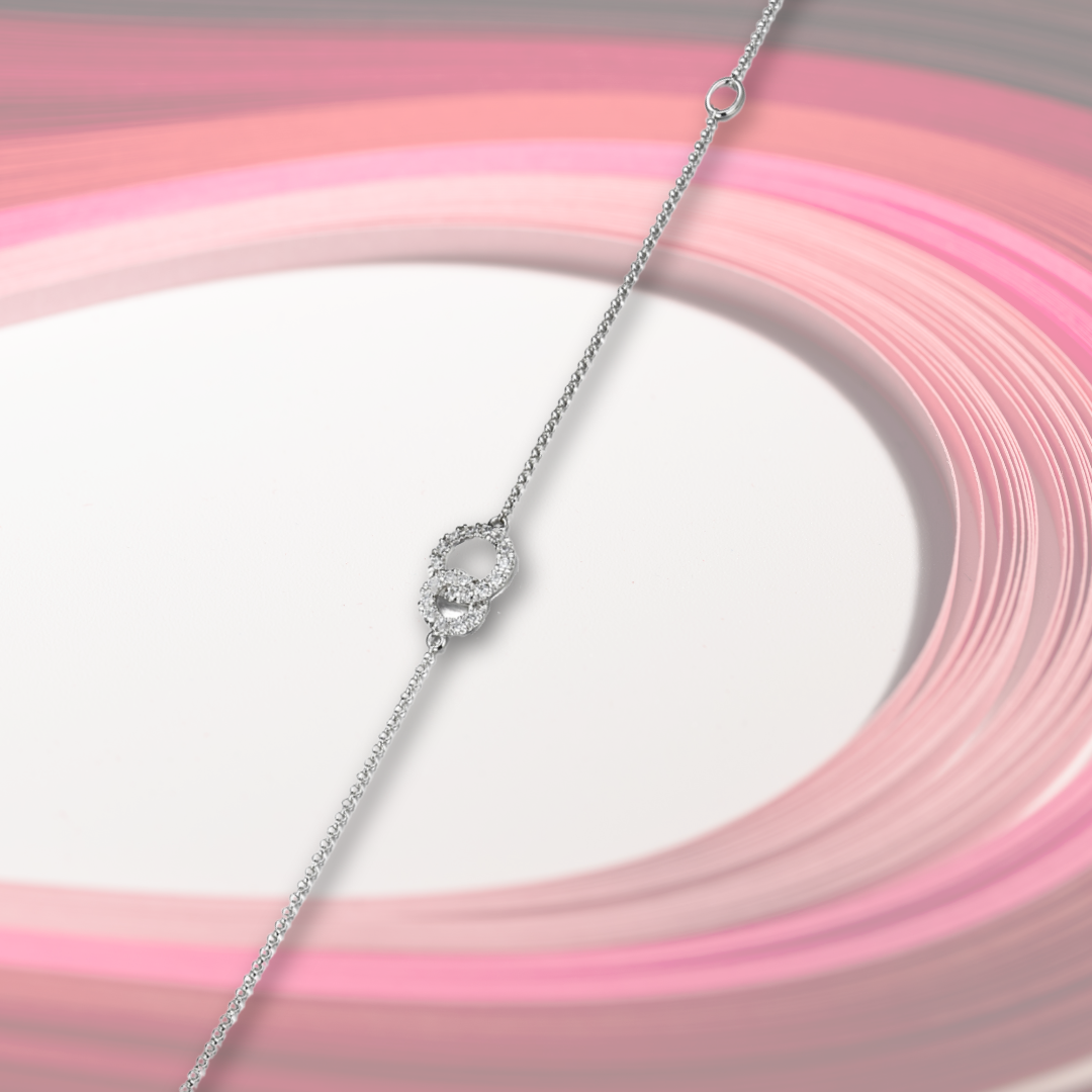 PARA Bond Diamond Bracelet, Metal: 10K, Metal Colour: White Gold