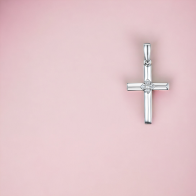 STELLAR Latin Cross Diamond Pendant