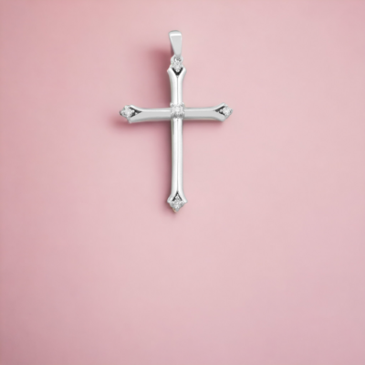 PETITE Passion Cross Diamond Pendant