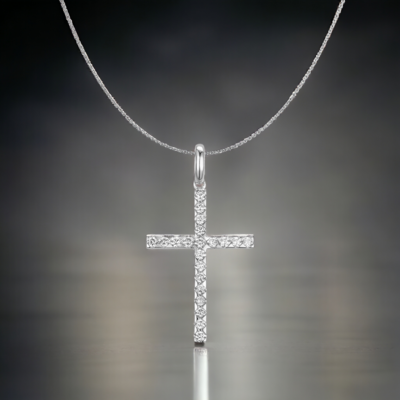 ALLY Divine Cross Diamonds Pendant