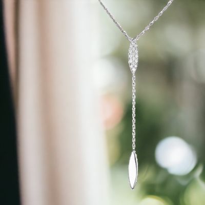 STELLAR Navette Diamond Necklace