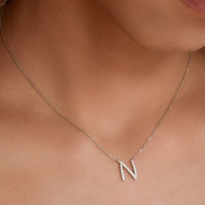 TWIG Initial N Diamond Necklace TWIG Initial N Diamond Necklace