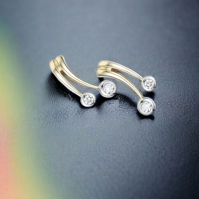 OLANE Bubbly Diamond Earrings