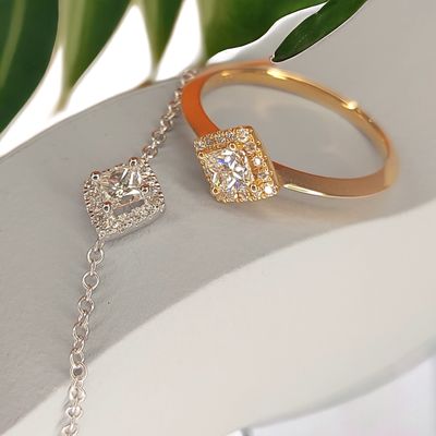 CLINQ Rhombus Diamond Bracelet