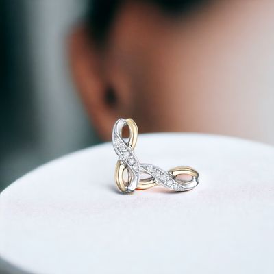 RILIO Infinity Diamond Earrings